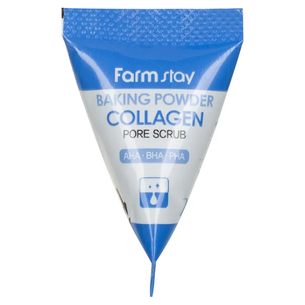 Скраб в пирамидках для очищения пор с содой и коллагеном