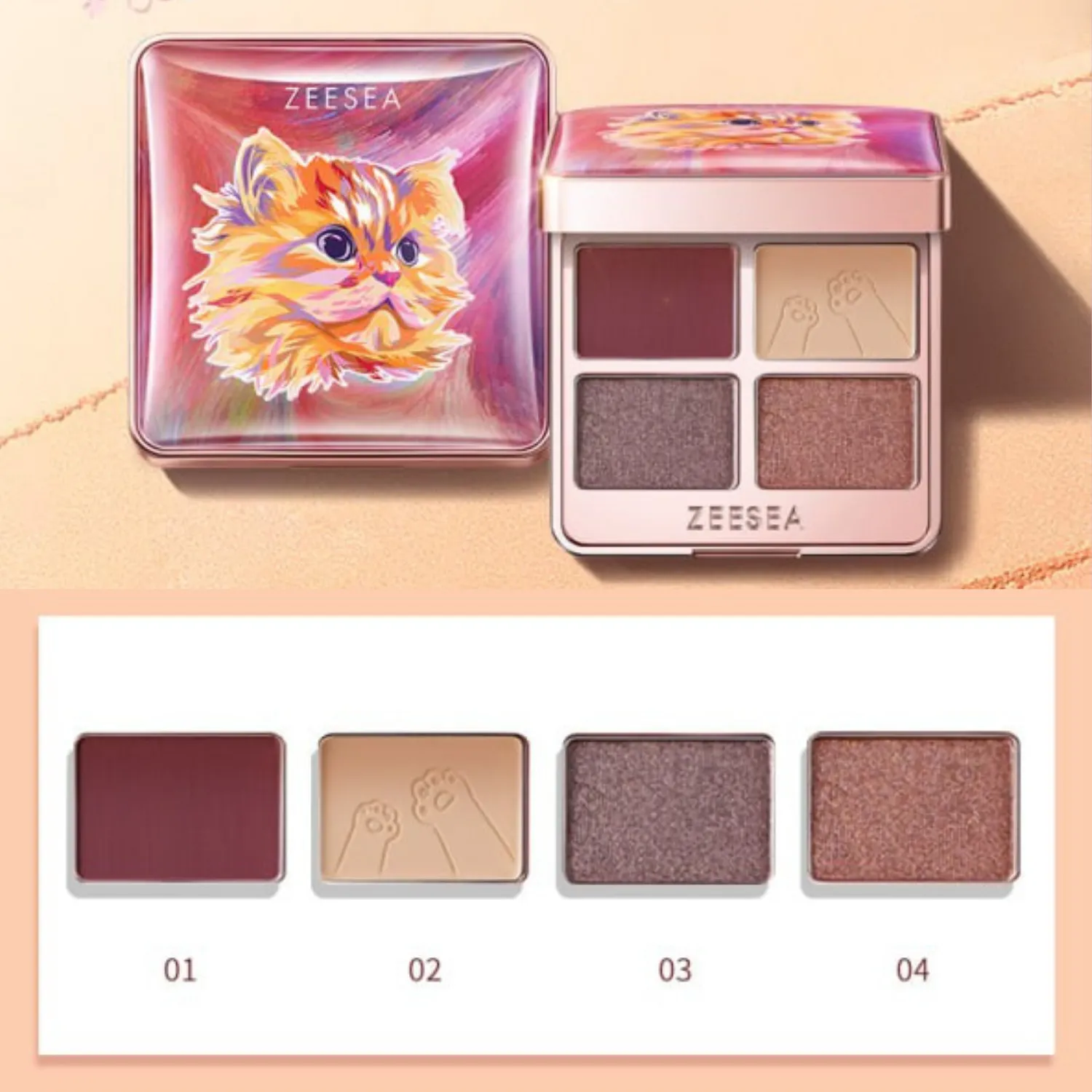 TIPSY KITTY EYESHADOW QUAD Тени для век TIPSY KITTY EYESHADOW QUAD Тени для век