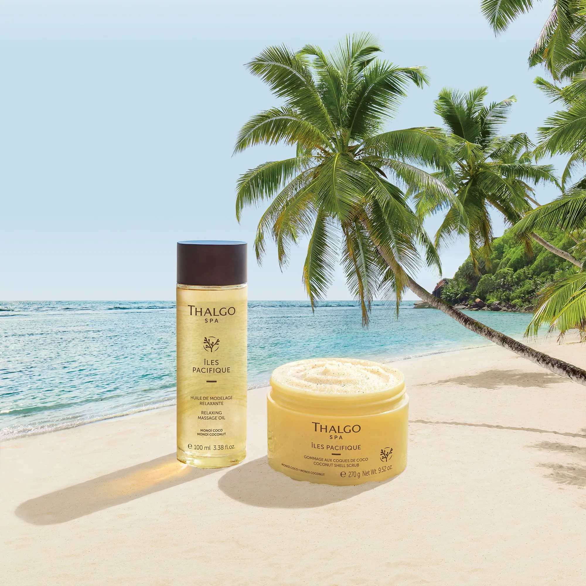 COCONUT SHELL SCRUB Cкраб с частичками скорлупы кокоса Экзотические острова