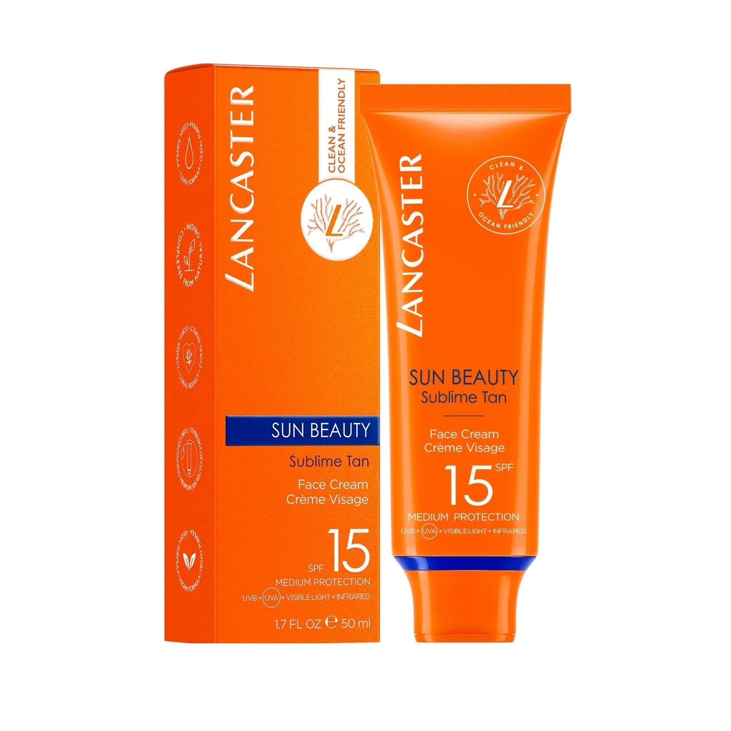 SUN BEAUTY Солнцезащитный крем для лица SPF15