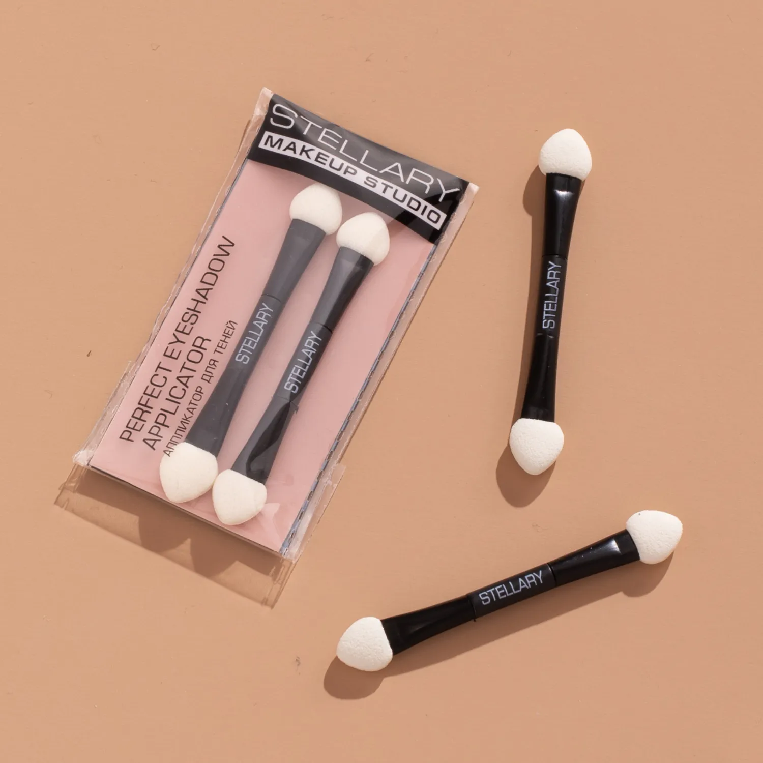Perfect eyeshadow applicator Набор двусторонних аппликаторов для теней и карандашей для глаз.