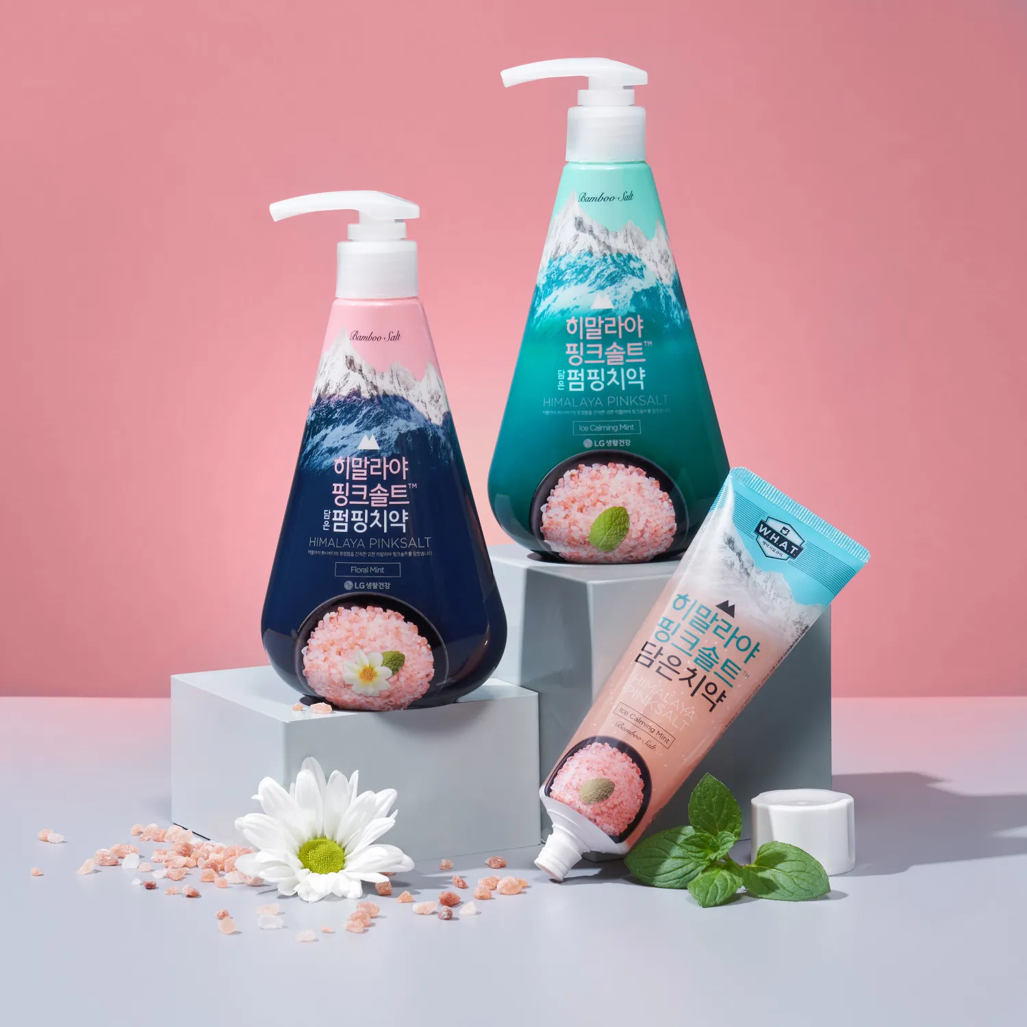 Pumping Himalaya Pink Salt Ice Calming Mint Зубная паста с розовой гималайской солью