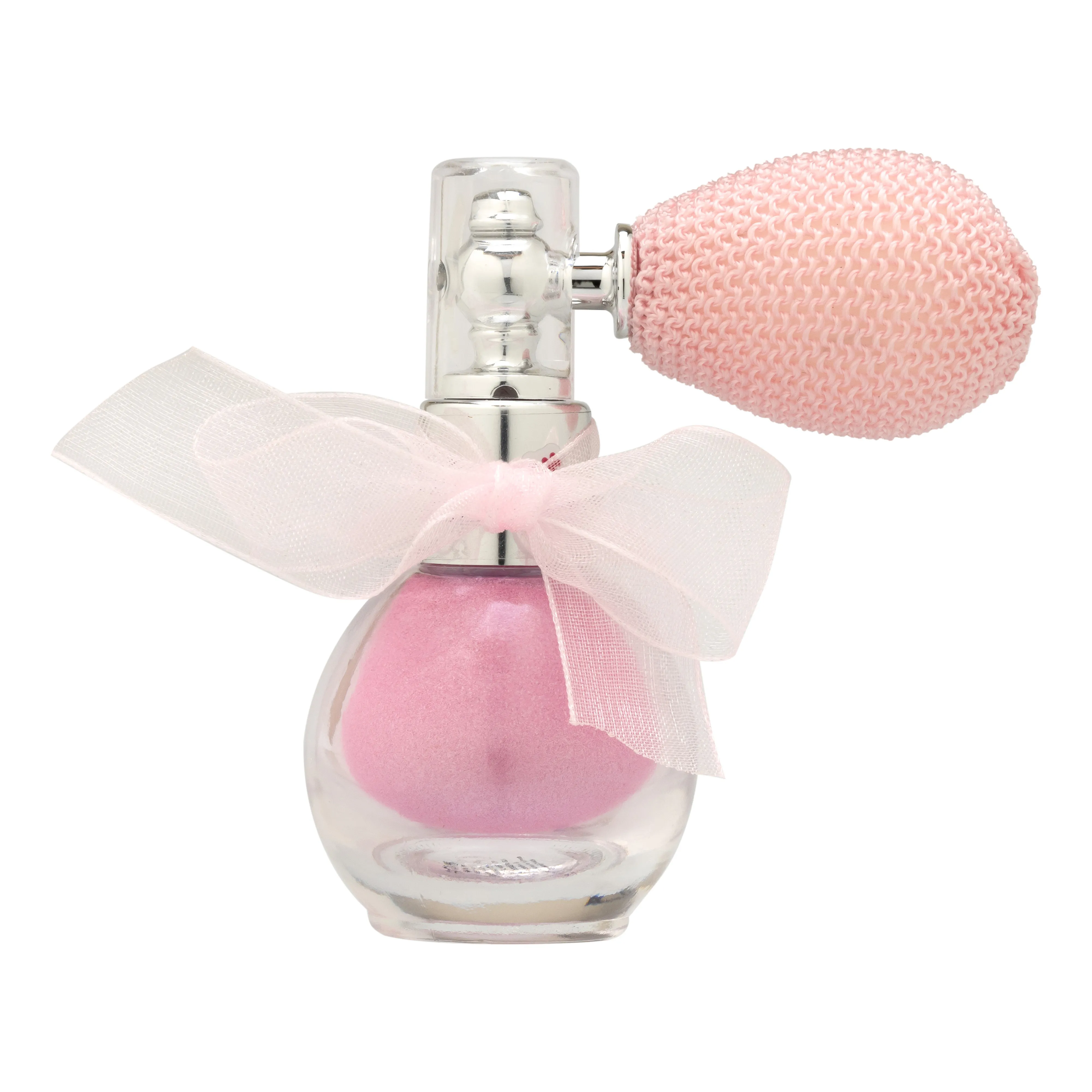 Мерцающий спрей для лица и тела розовый