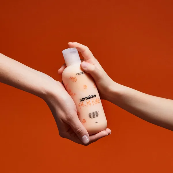 Детский кондиционер для волос с ароматом персика