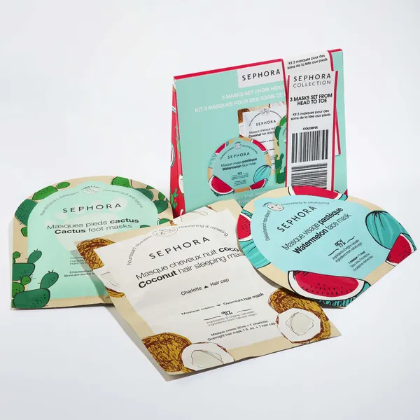 Colorful Набор масок C головы до ног