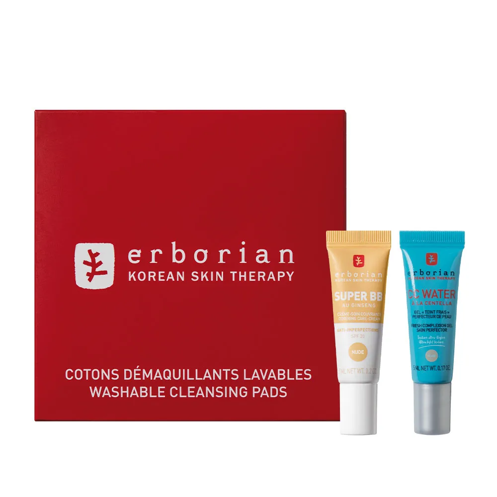 Набор: Хлопковые салфетки, CC Water крем (5мл), SUPER BB Nude (5мл)