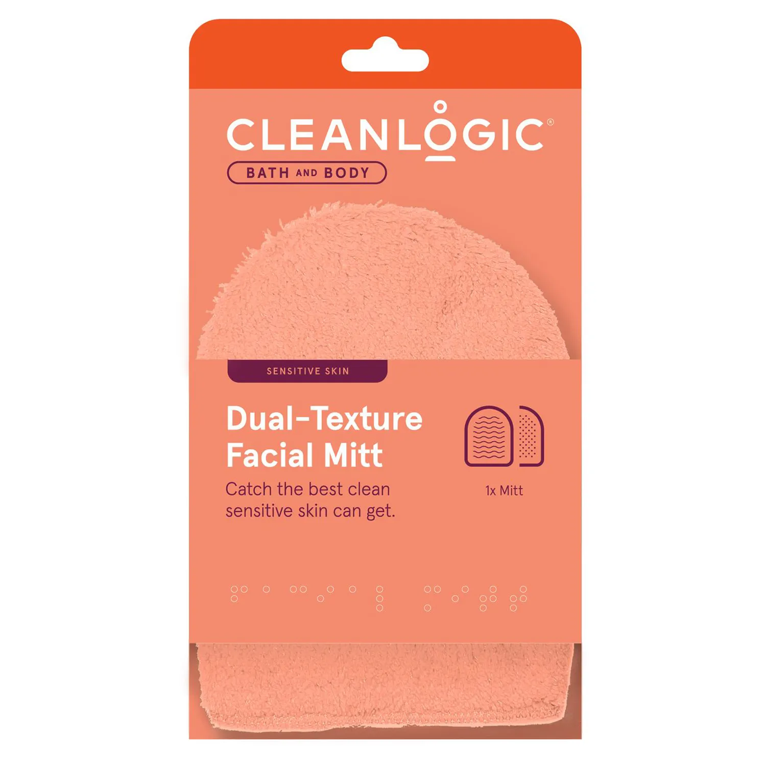 Рукавичка-мочалка для лица