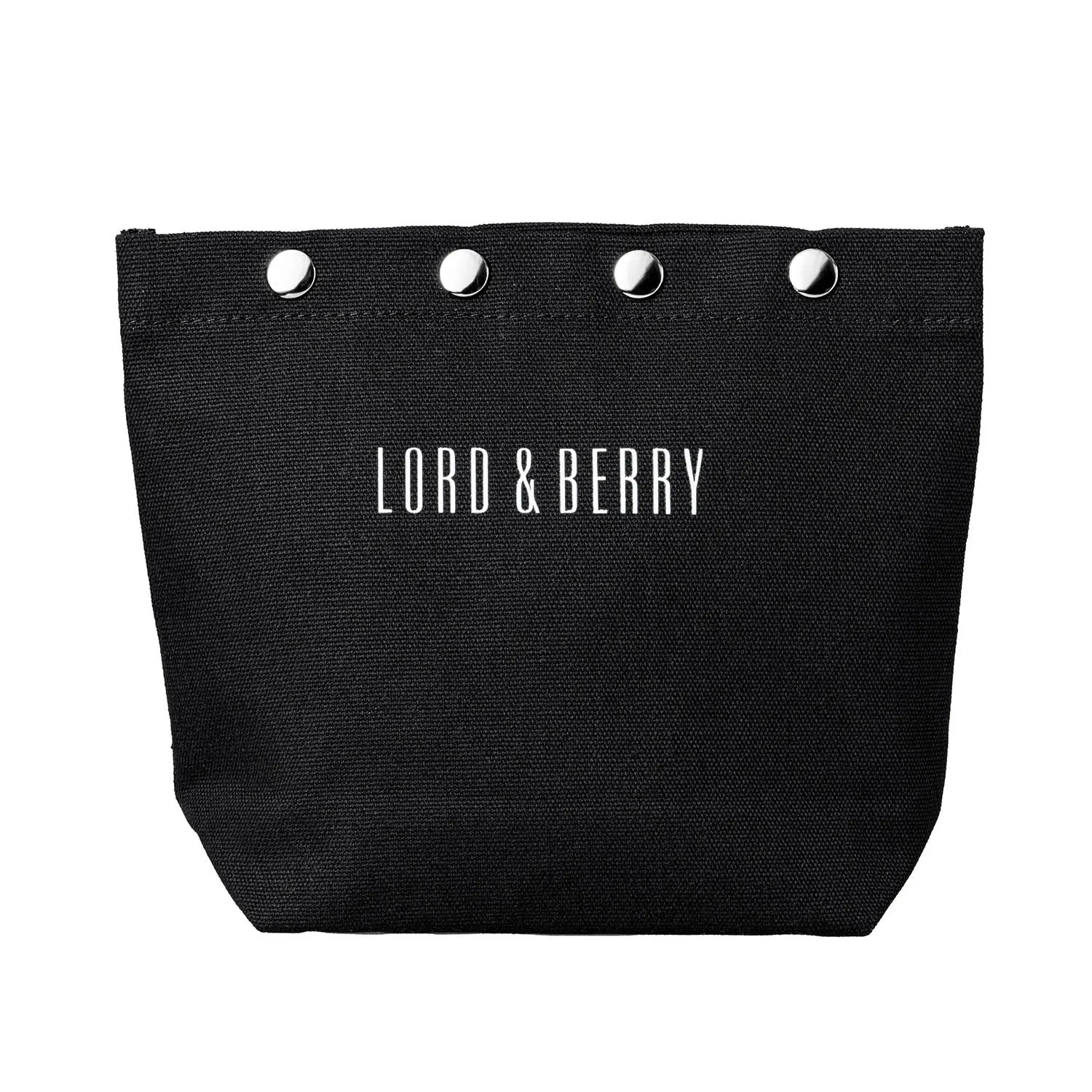 Косметичка холщевая черная