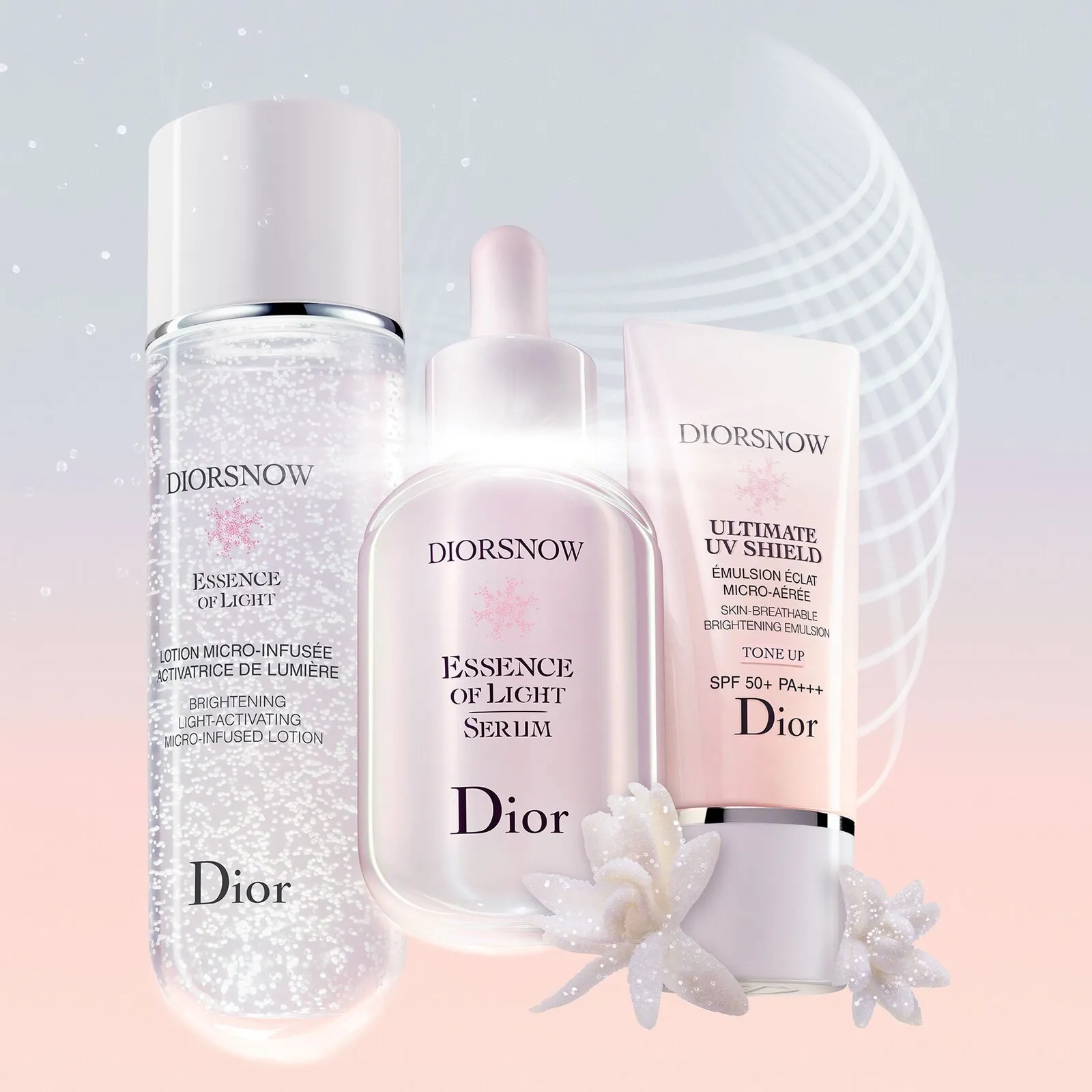 Diorsnow Ultimate UV Shield Tone Up SPF50+ PA+++ Защитная эмульсия для лица, придающая сияние коже