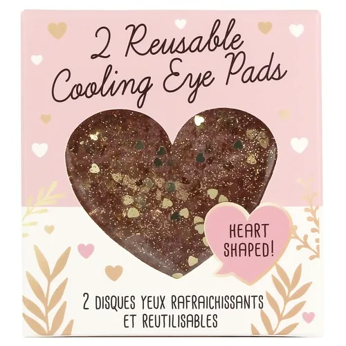 HEART COOLING EYE PADS Охлаждающие многоразовые патчи Сердечки