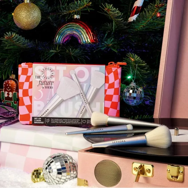 SEPHORA HOLIDAY STORY Набор Кистей для Макияжа в Косметичке