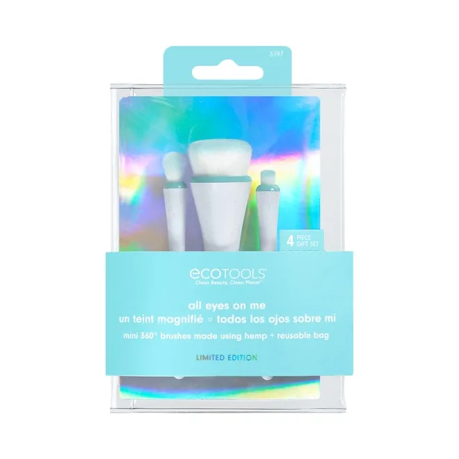 All Eyes On Me Mini 360 Ultimate Brush Kit Набор мини-кистей для макияжа и косметичка