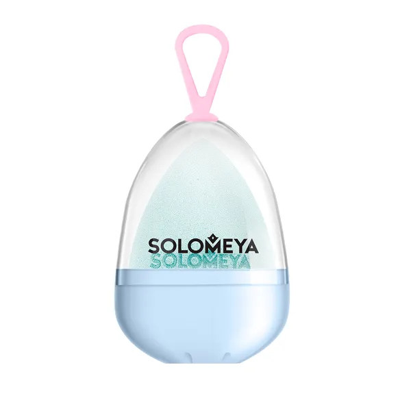 Color Changing Blending Sponge Blue-pink Косметический спонж для макияжа, меняющий цвет