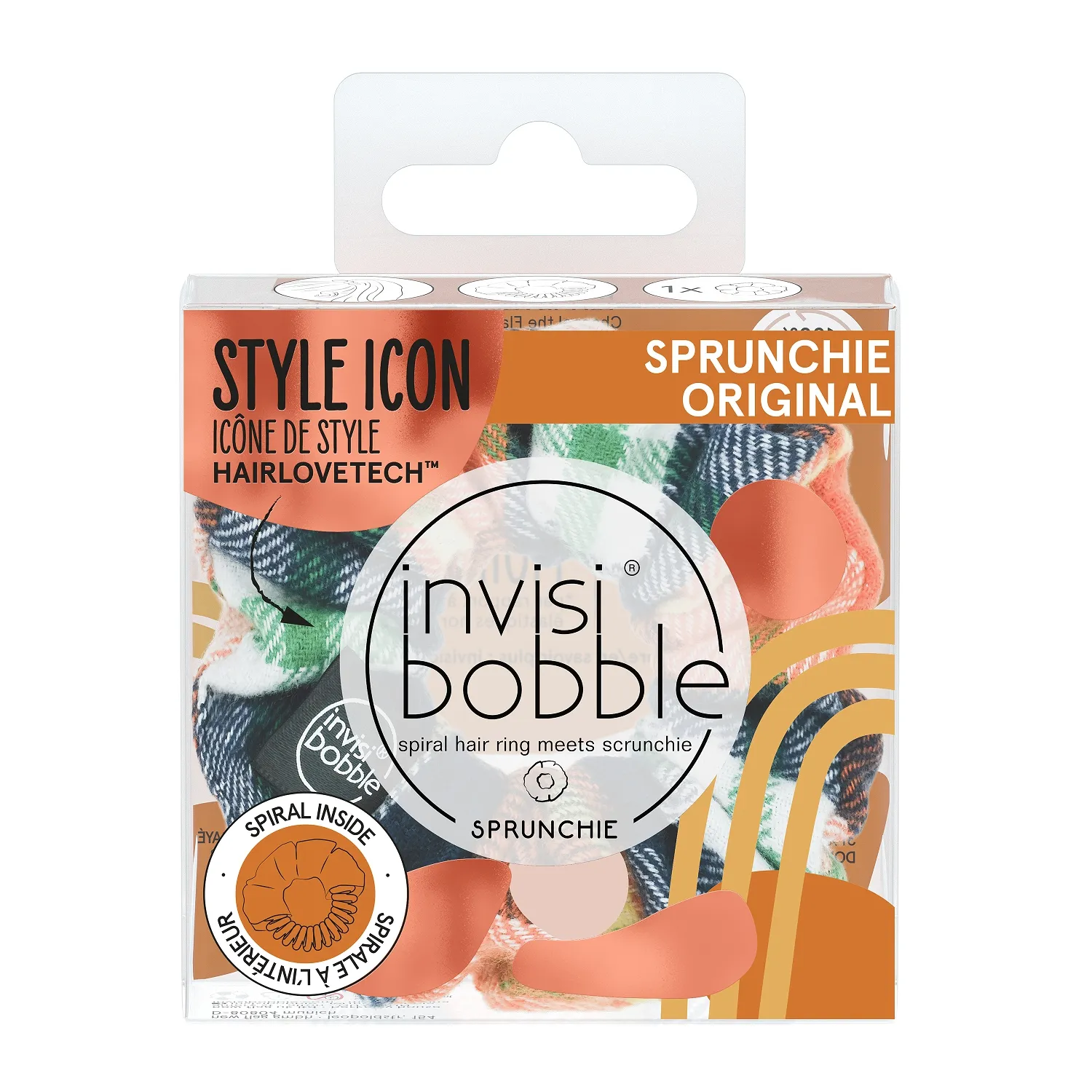 Sprunchie Channel the Flannel Резинка-браслет для волос