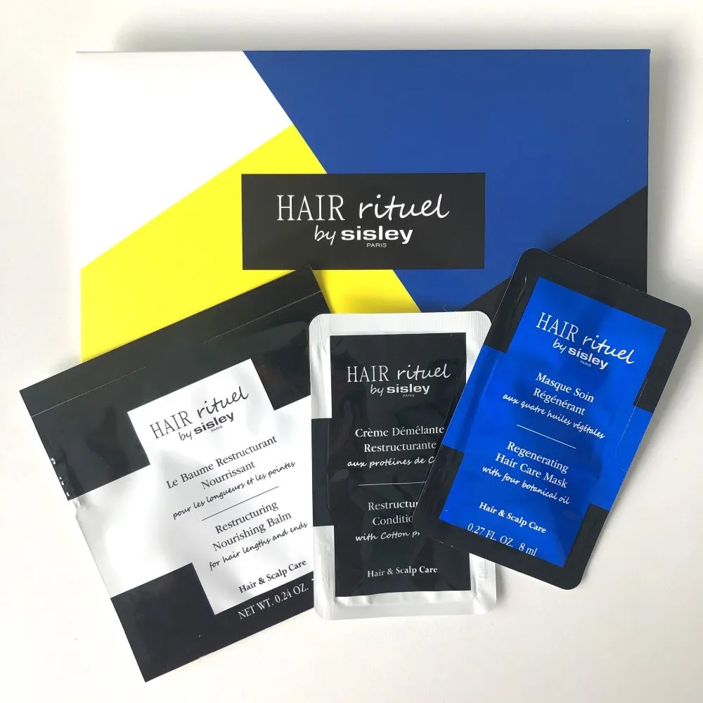Комплимент с пробниками Hair Rituel: кондиционер (8 мл), питательный бальзам (7 г), маска с маслами (8 мл)