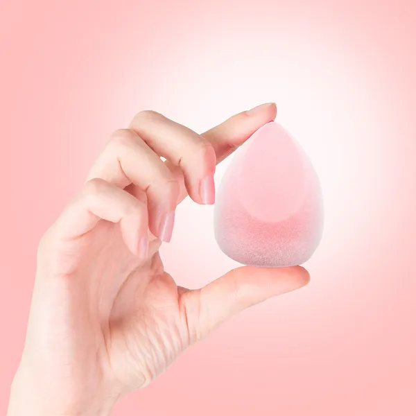 Microfiber Velvet Sponge Peach Вельветовый косметический спонж для макияжа персик