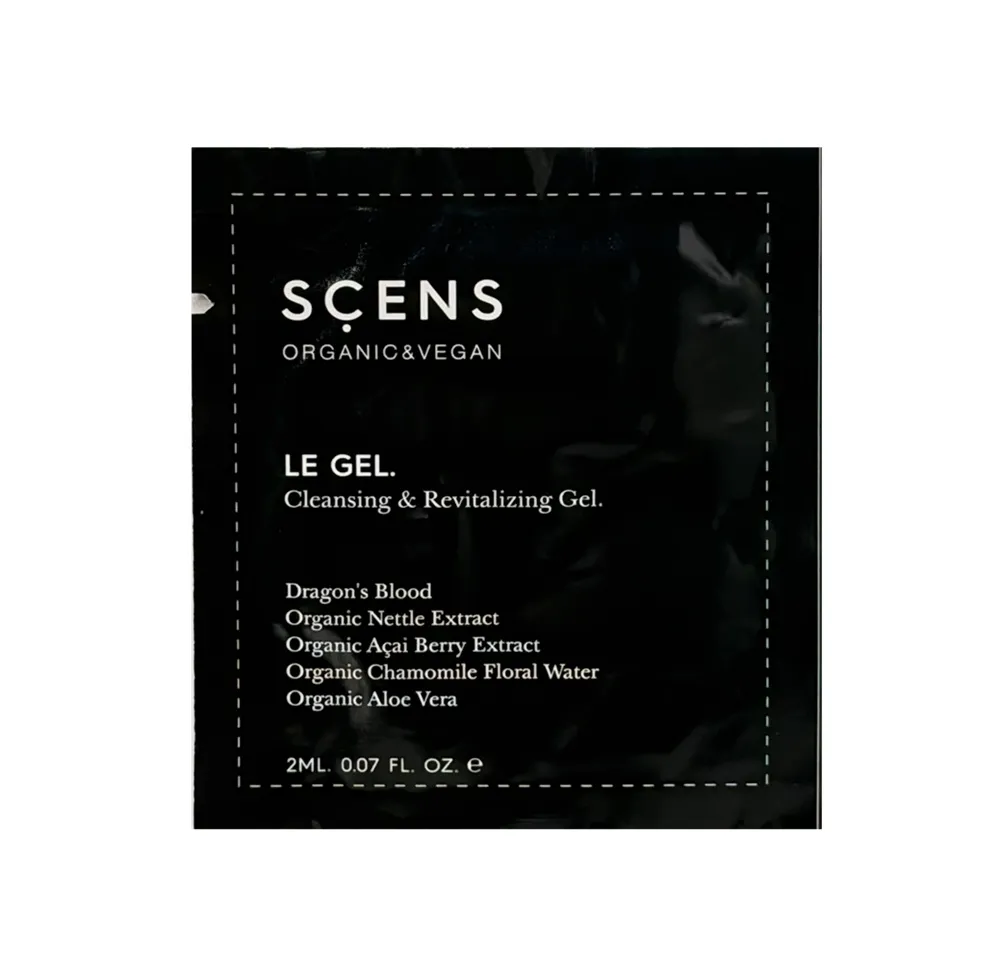 SCENS SKIN CARE LE GEL Гель очищающий увлажняющий, 2 мл. SCENS SKIN CARE LE GEL Гель очищающий увлажняющий, 2 мл.
