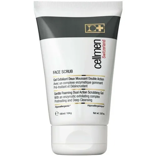 Мягкий пенящийся скраб-гель двойного дейсвтия