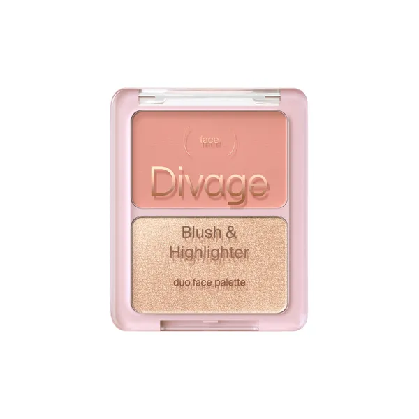 Blush & Highlighter Duo Face Palette Палетка для лица