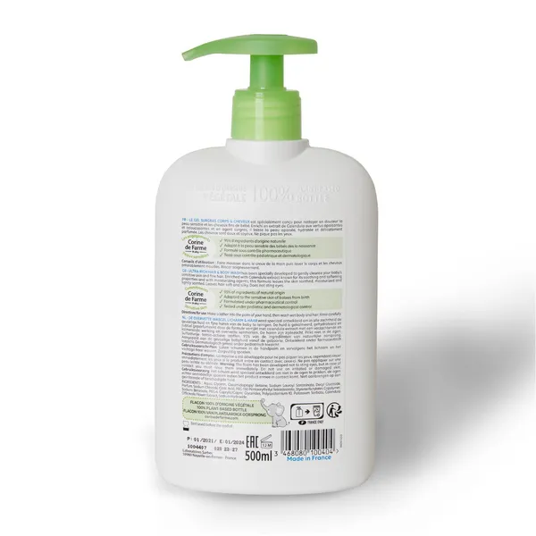 HAIR & BODY WASH ULTRA-RICH Детский гель ультрапитательный очищающий для тела и волос с календулой