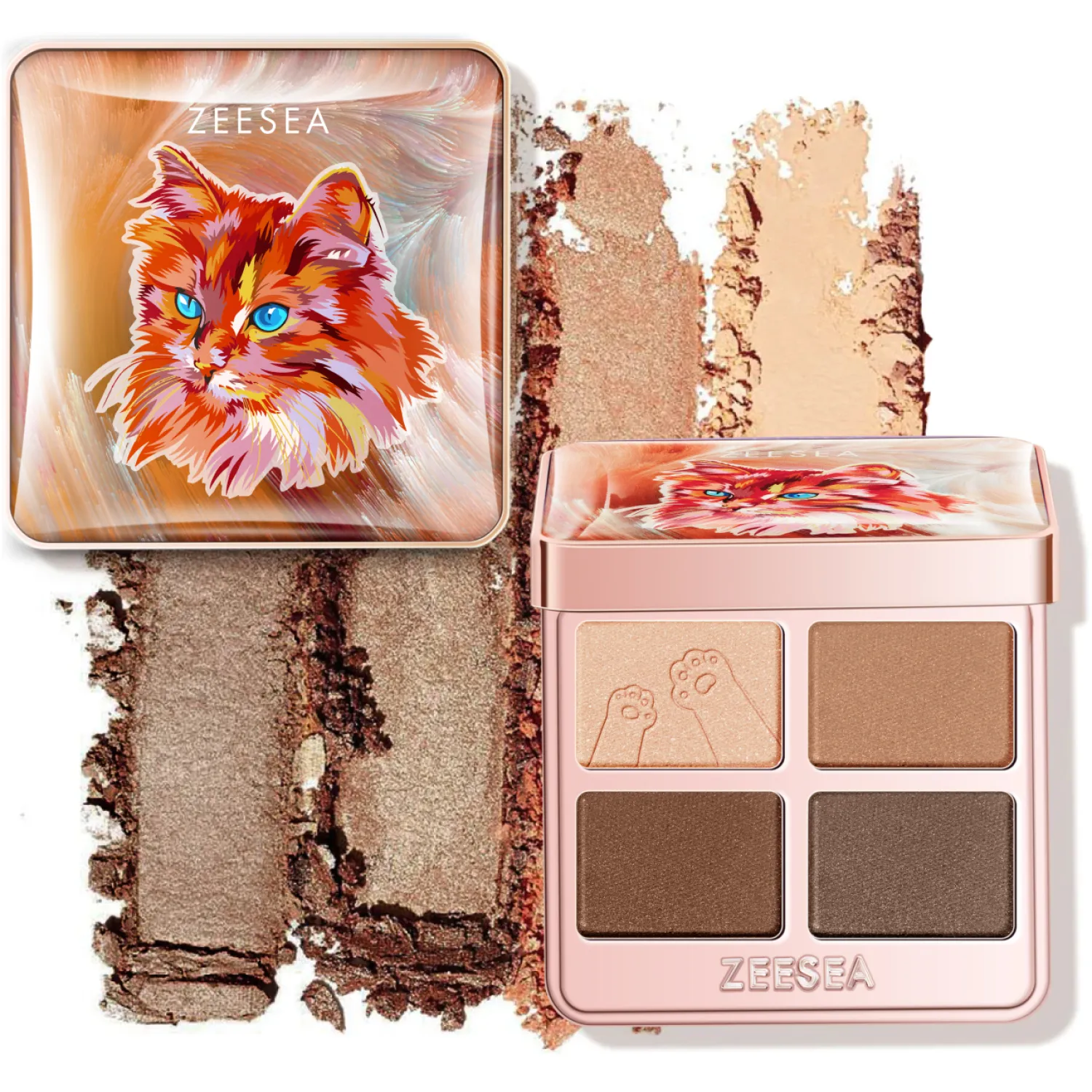 TIPSY KITTY EYESHADOW QUAD Тени для век