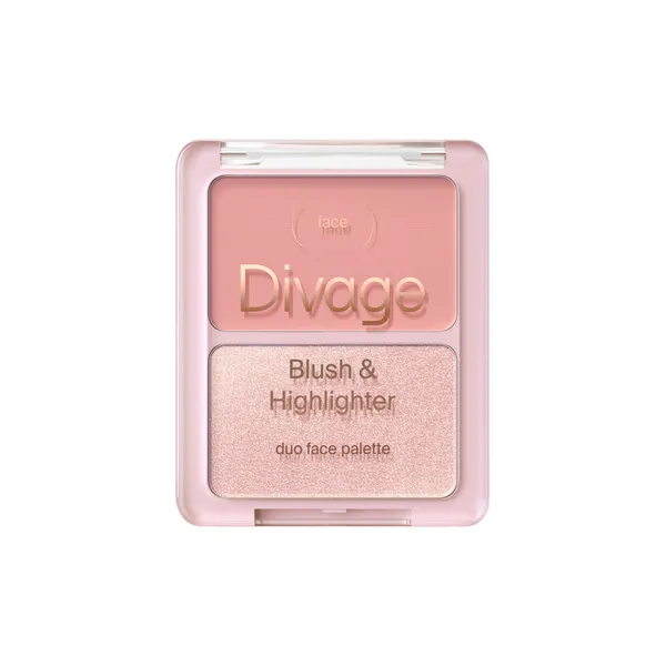 Blush & Highlighter Duo Face Palette Палетка для лица
