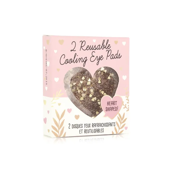HEART COOLING EYE PADS Охлаждающие многоразовые патчи Сердечки