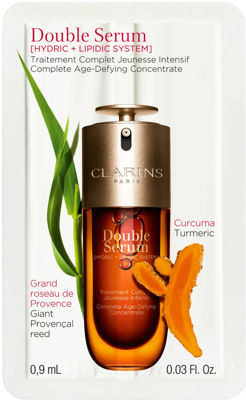 Комплексная омолаживающая двойная сыворотка для лица CLARINS Double Serum 0,9 мл.
