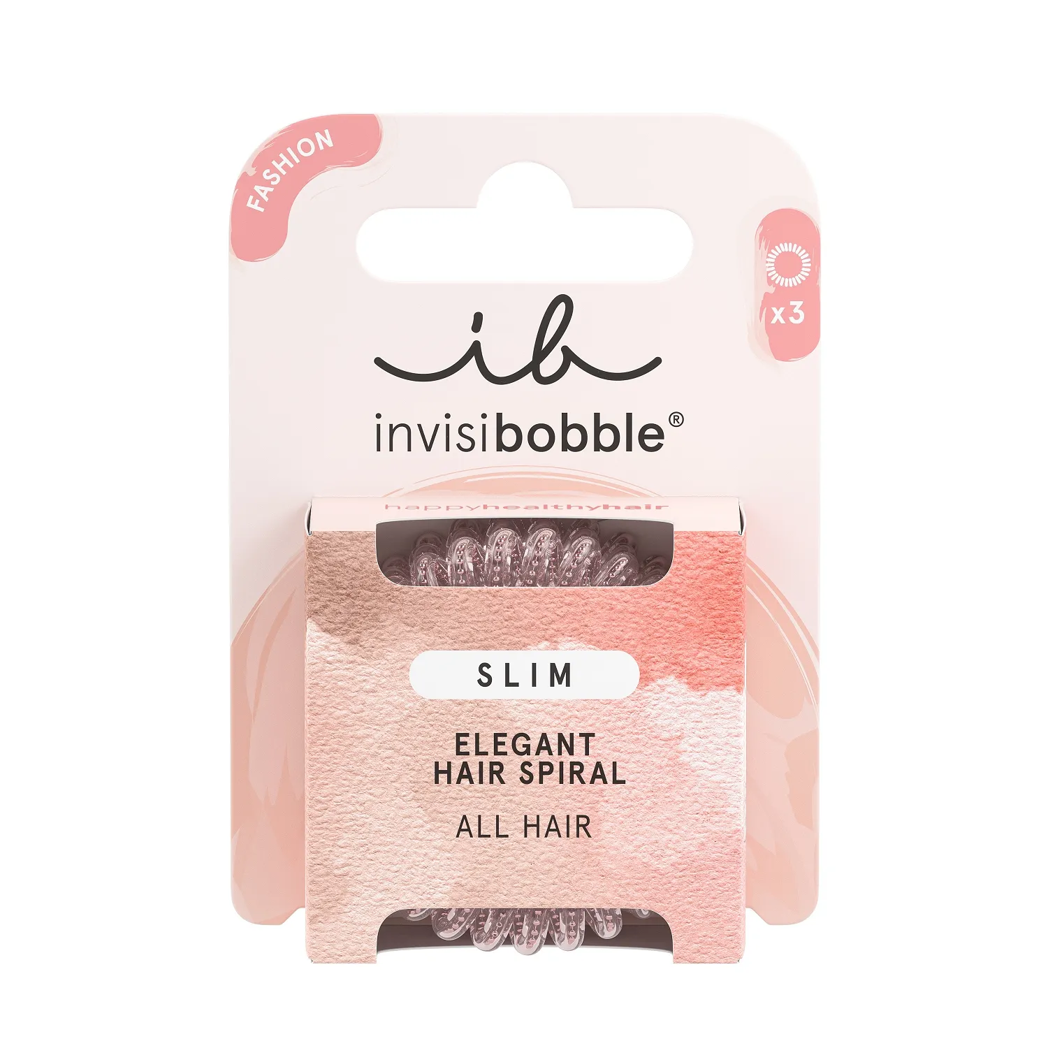 Резинка-браслет для волос SLIM Pink Monocle