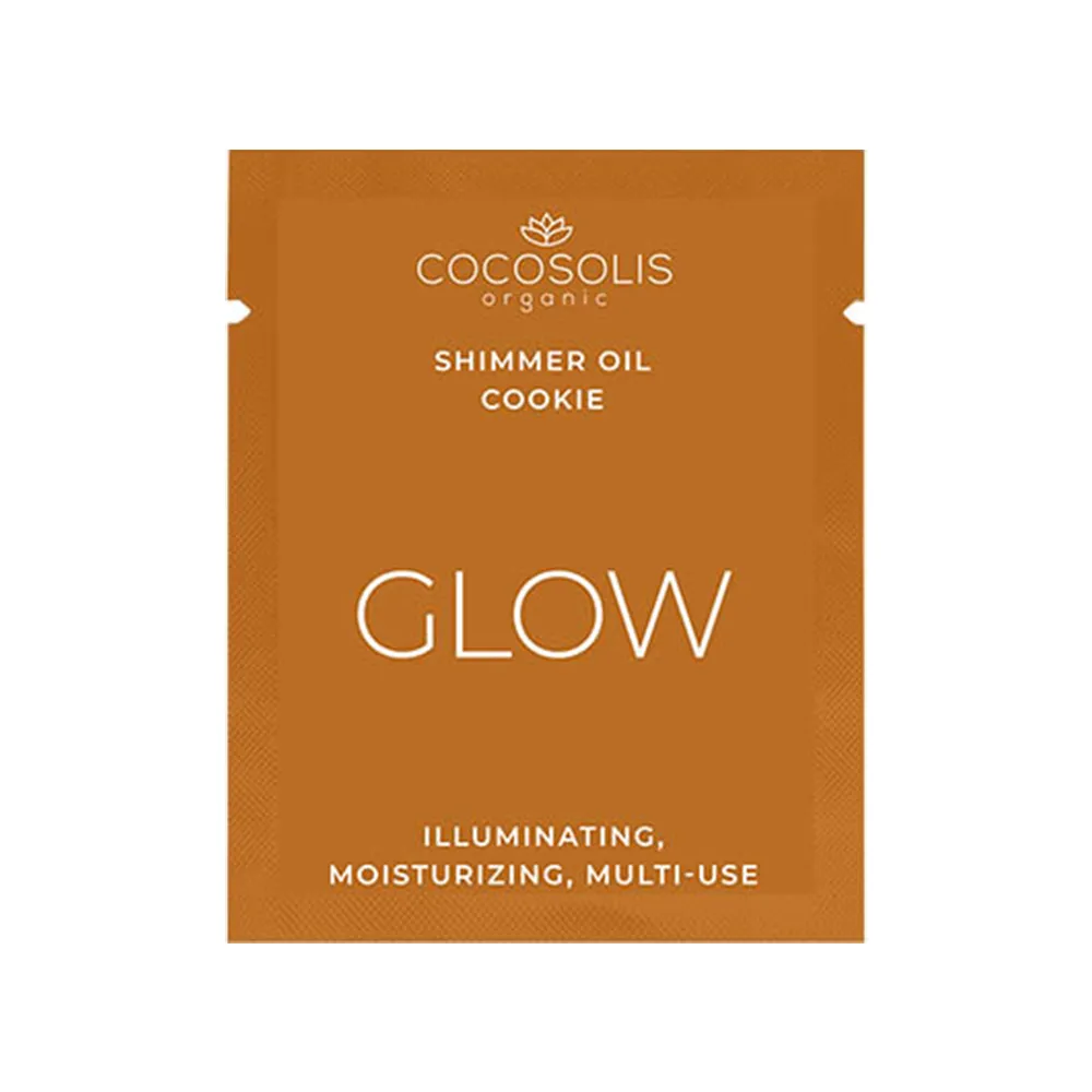 Масло шиммер для лица и тела COCOSOLIS GLOW SHIMMER OIL, 2 мл.