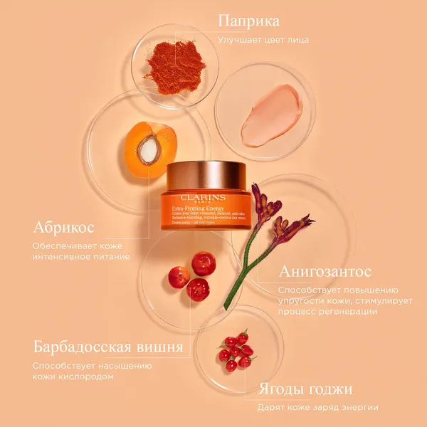 Extra-Firming Energy Регенерирующий дневной крем с эффектом сияния для любого типа кожи