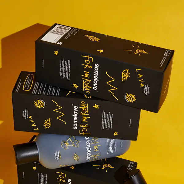 Детский шампунь-гель для волос и тела с ароматом колы