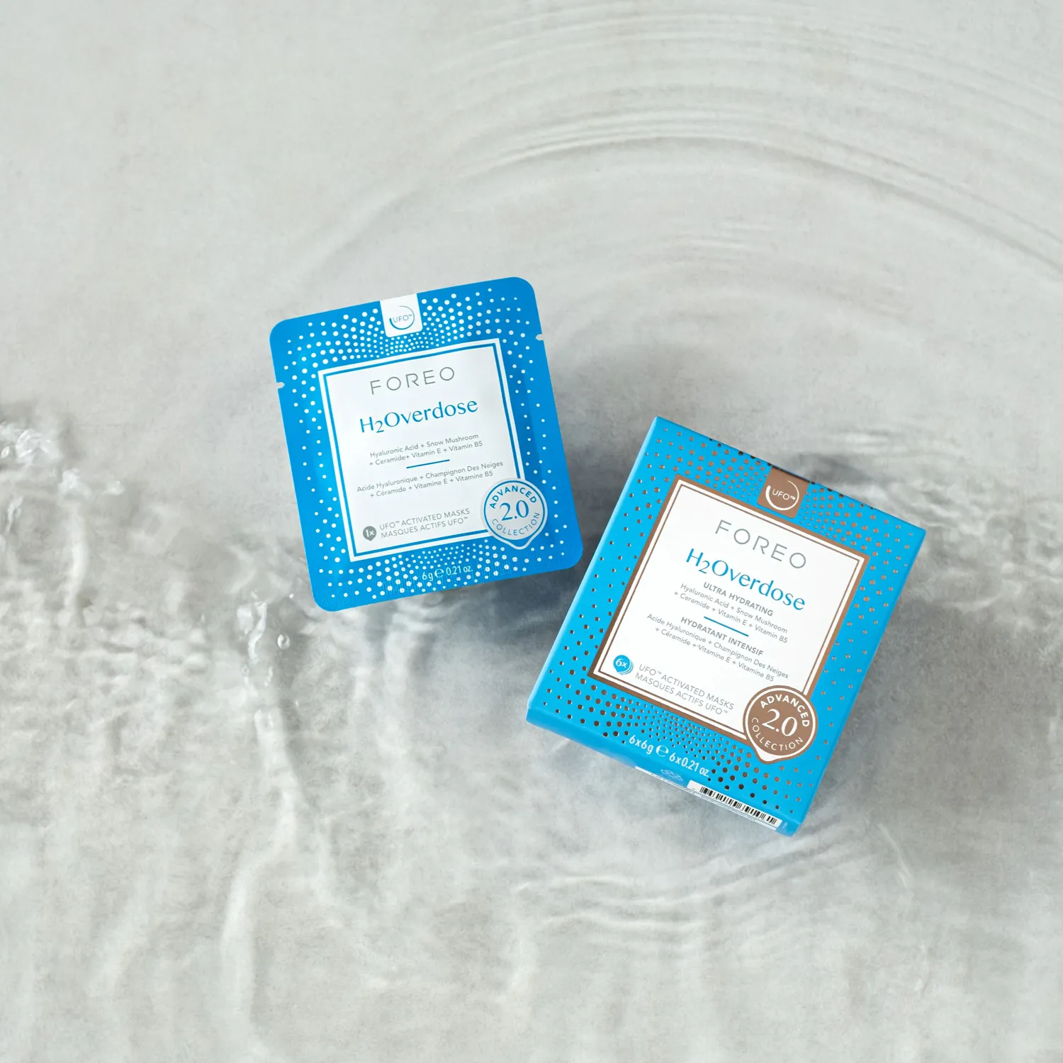 H2OVERDOSE 2.0 Маска для лица увлажняющая для обезвоженной кожи для UFO