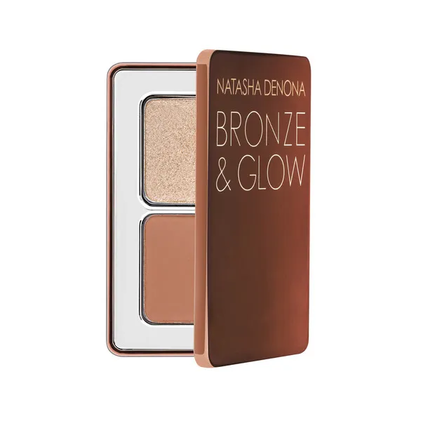 MINI BRONZE & GLOW Палетка из бронзера и пудры