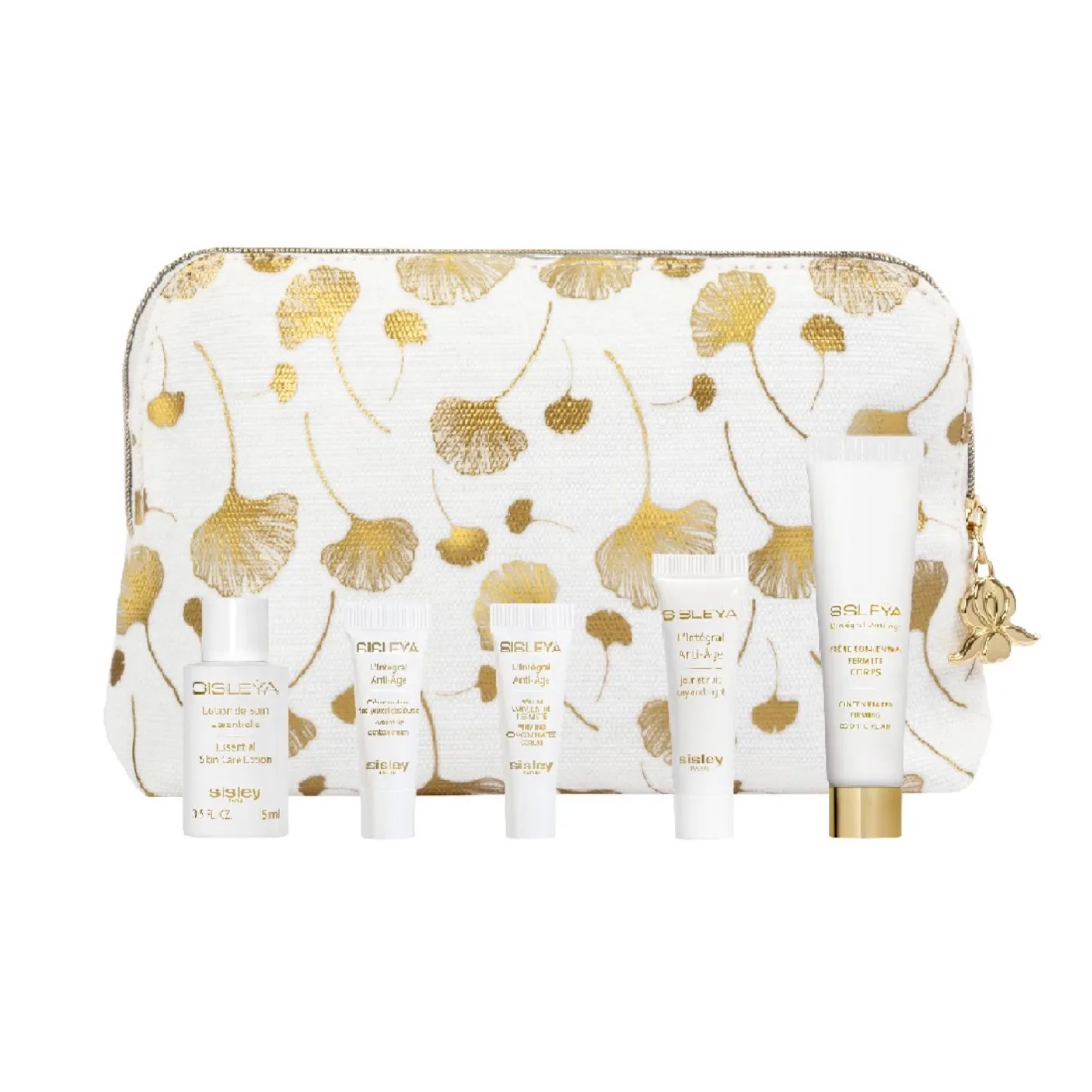 Косметичка SISLEYA: лосьон (15 мл), крем для глаз и губ (2 мл), крем (4 мл), сыворотка (2 мл), крем для (15 мл)