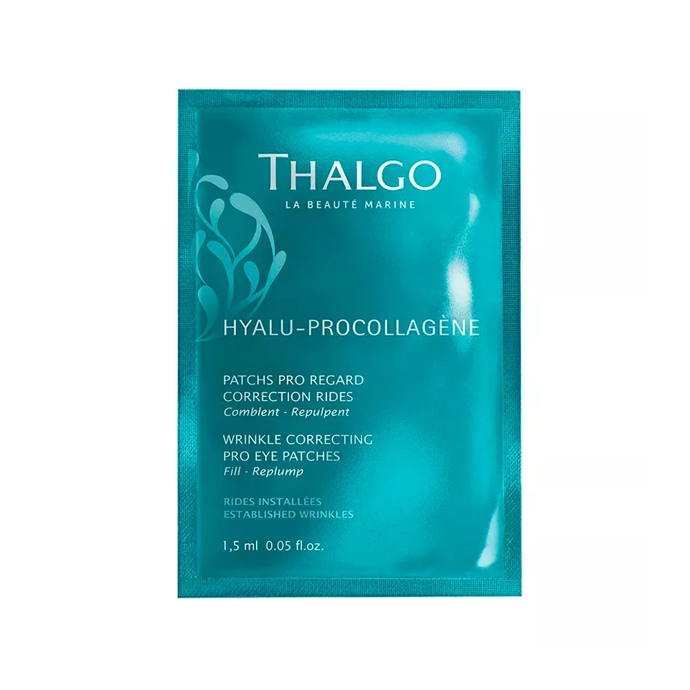 HYALU-PROCOLLAGNE Разглаживающие морщины маски-патчи для кожи кокруг глаз (1 саше)