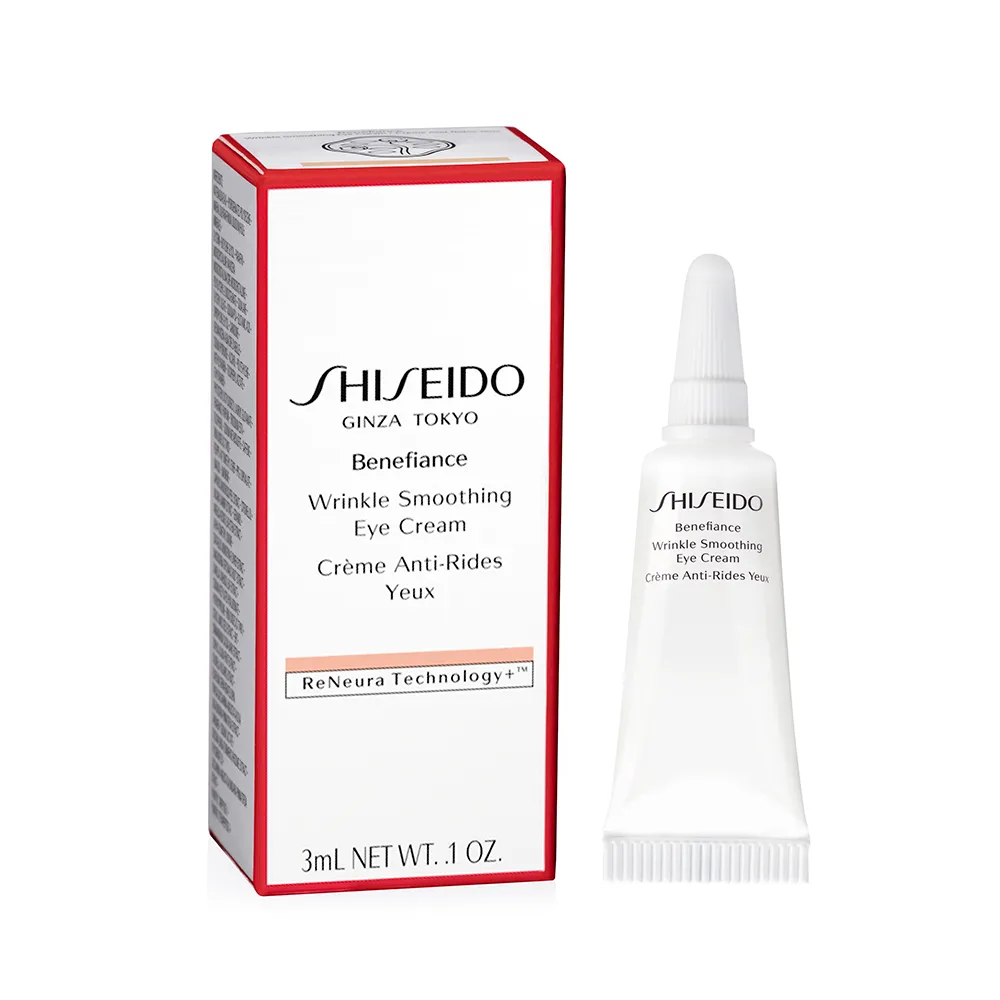 SHISEIDO BENEFIANCE Крем для кожи вокруг глаз разглаживающий морщины, 3 мл.