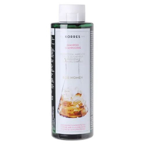 KORRES Shampoo Cystine & Glycoproteine Anti Hair Loss Women Шампунь с цистином и гликопротеинами против выпадения волос для женщин