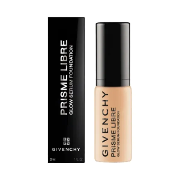 Тональный крем-сыворотка для сияния и совершенства кожи лица Prisme Libre Glow Serum Foundation в подарок от GIVENCHY