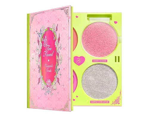 Fairytale Crush: Blush and Highlighter Set Палетка румян и хайлайтера для лица от Too Faced