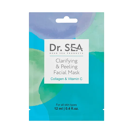 DR. SEA Осветляющая маска-пилинг для лица с коллагеном и витамином С