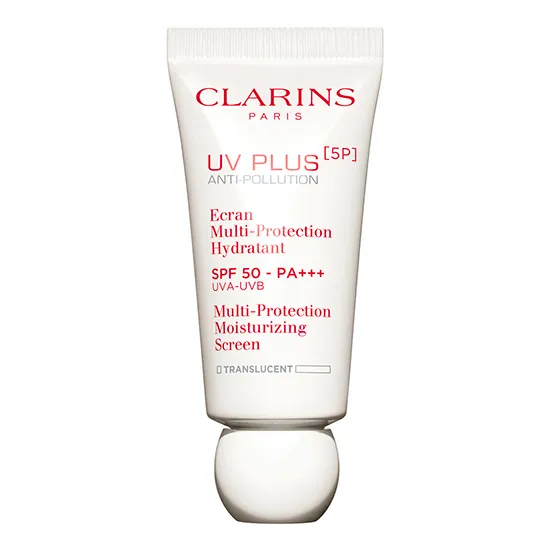 CLARINS UV PLUS [5P] Anti-Pollution SPF50 Translucent Увлажняющий защитный флюид-экран для лица