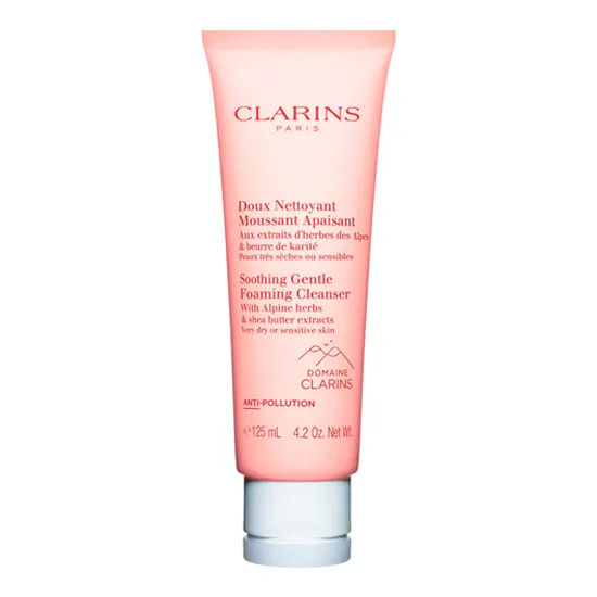 CLARINS Doux Nettoyant Moussant Apaisant Очищающий пенящийся крем для очень сухой и чувствительной кожи