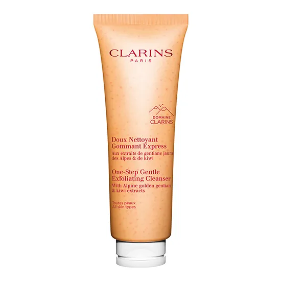 CLARINS Doux Nettoyant Gommant Express Очищающий пенящийся крем с отшелушивающим эффектом
