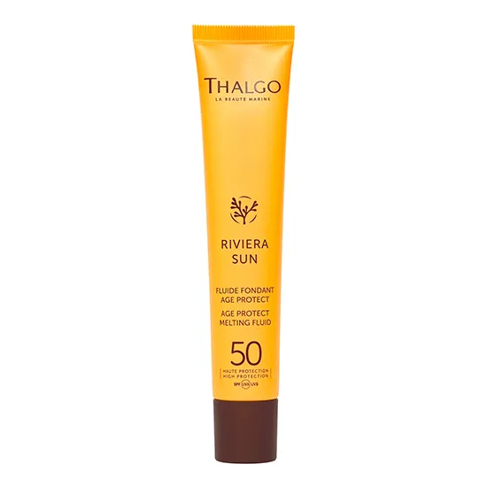 THALGO RIVIERA SUN Солнцезащитный антивозрастной флюид с тающей текстурой SPF50 для лица