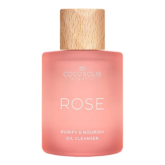 COCOSOLIS Skin Care Rose Purify & Nourish Очищающее масло для лица с болгарской дамасской розой