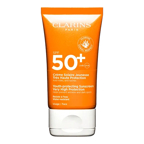 CLARINS Creme Solaire Jeunesse Солнцезащитный крем для лица против морщин SPF 50+