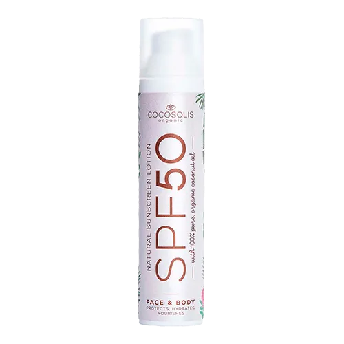 COCOSOLIS Natural Sunscreen Lotion Солнцезащитный лосьон для лица и тела SPF50