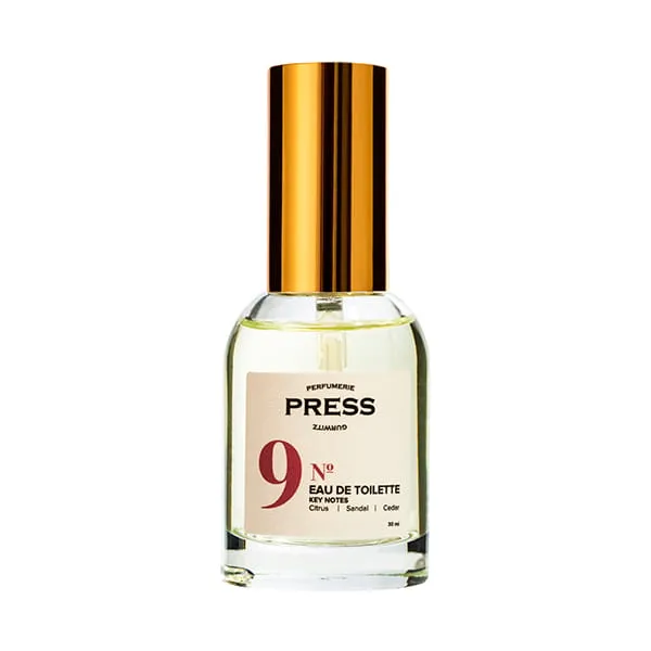 Туалетная вода №9 Сitrus, Sandal, Cedar в подарок от PRESS GURWITZ PERFUMERIE