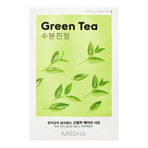 MISSHA Airy Fit Тканевая маска с экстрактом зелёного чая